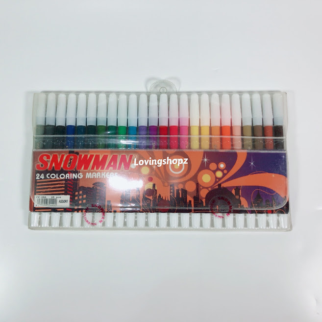 

Snowman Coloring Marker 24 Color