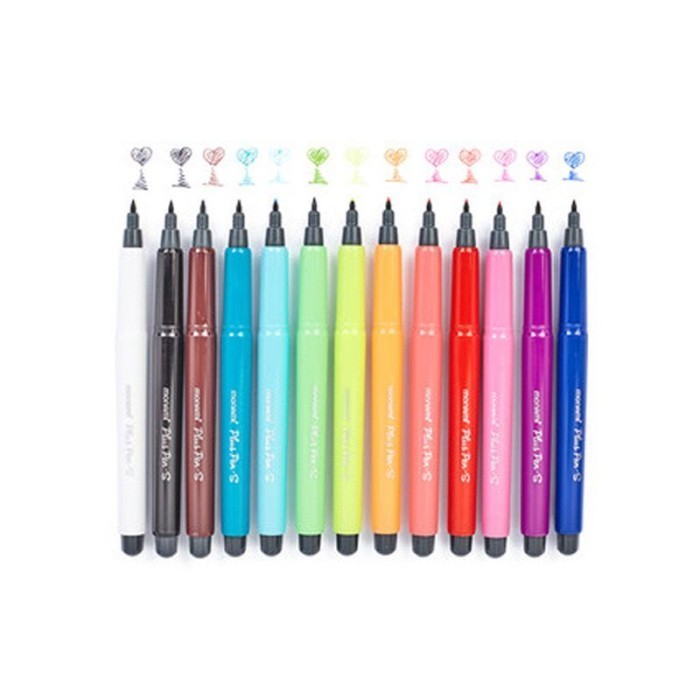 

Monami Plus Pen S - 13 Warna Waterbased Non-Permanent Fine Liner