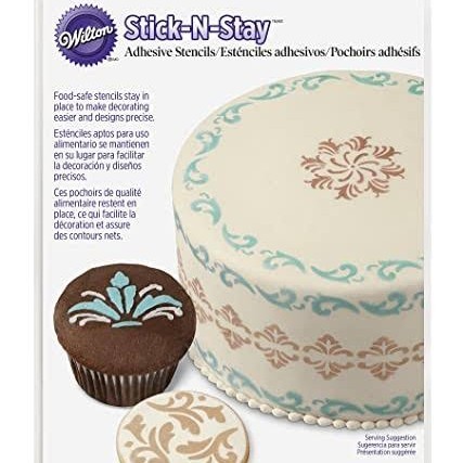 

Wilton stencil stick and stay scroll