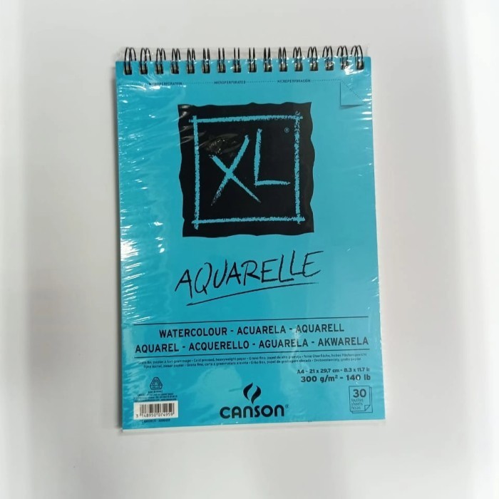 

Canson XL Aquarell A4 300gr. 30 Lembar