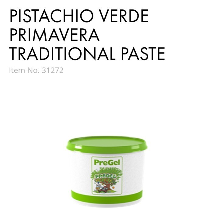

PREGEL PISTACHIO PURO VERDE PRIMAVERA TRADITIONAL PASTE