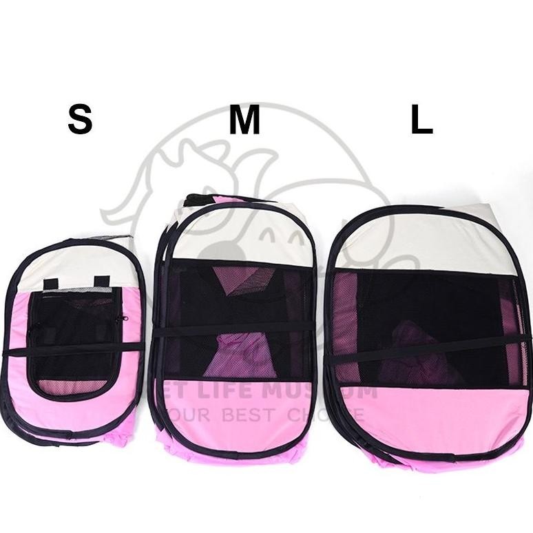 Tenda Kucing Kucing Anjing Kandang Lipat Hewan Bahan Kain Kandang Kucing Portable Tenda Hewan Promo 