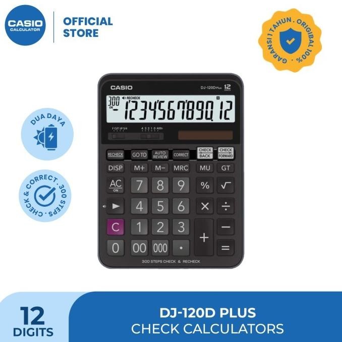 

Casio Calculator DJ-120D PLUS