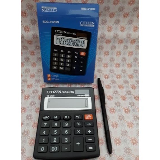 

Kalkulator Citizen SDC 812-BN/Calculator 12 Digit Citizen SDC-812BN