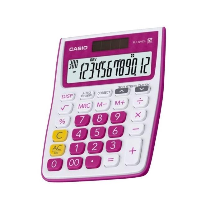

CASIO MJ-12VCB - Merah -Kalkulator Toko/Dagang - Fungsi Cek - 12 digit