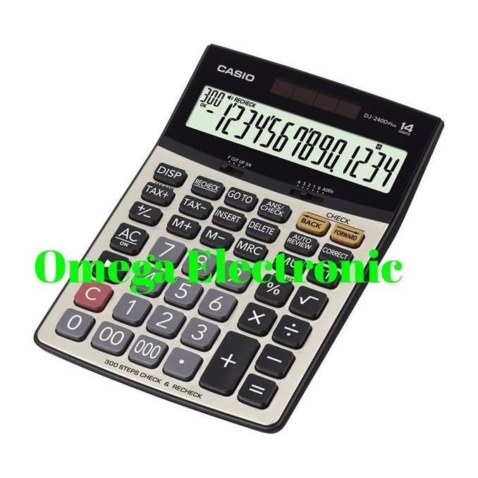 

Casio Calculator DJ-240D PLUS - Kalkulator Meja Desktop Check Correct