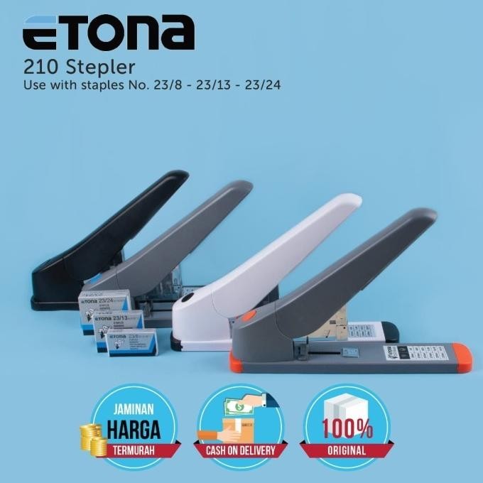 

Stapler Etona 210 Heavy Duty/ Stapler Besar 200 lbr + BONUS ISI 2