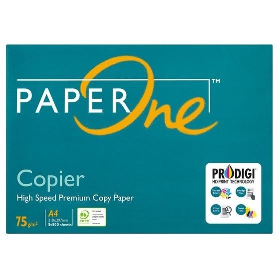 

Kertas Merek Paper One Copier A4 70 gram Isi 500 lembar (sheets)