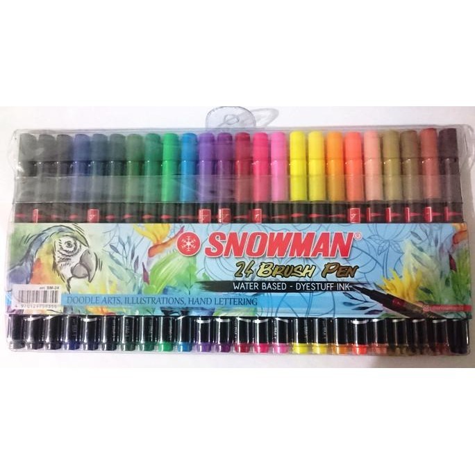 

Brush pen / Brushpen 24 warna Colour Snowman BM-24