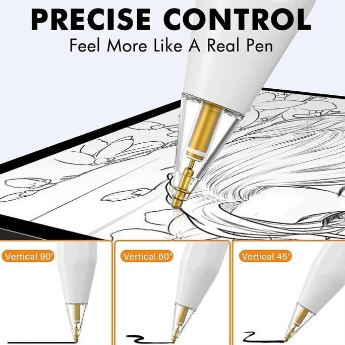

Piyoni Stainless Metal Apple Pencil Replacement Tip Nib Gen 1 & 2