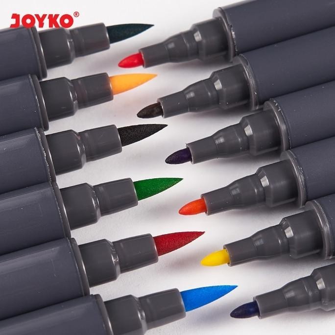 

Color Brush Pen Pena Kuas Warna Joyko CLP-43 12 Warna Color