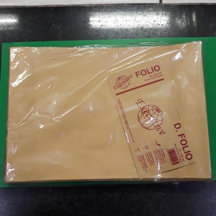 

Amplop coklat folio