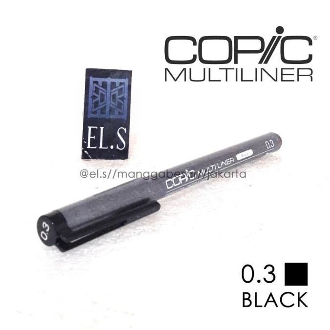 

Copic Multiliner 0.3 Black