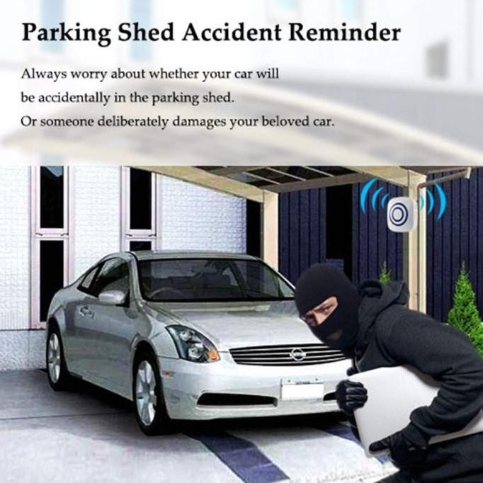 Bel Pintu Nirkabel Pir Sensor Inframerah Detektor Gerak Masuk Bel