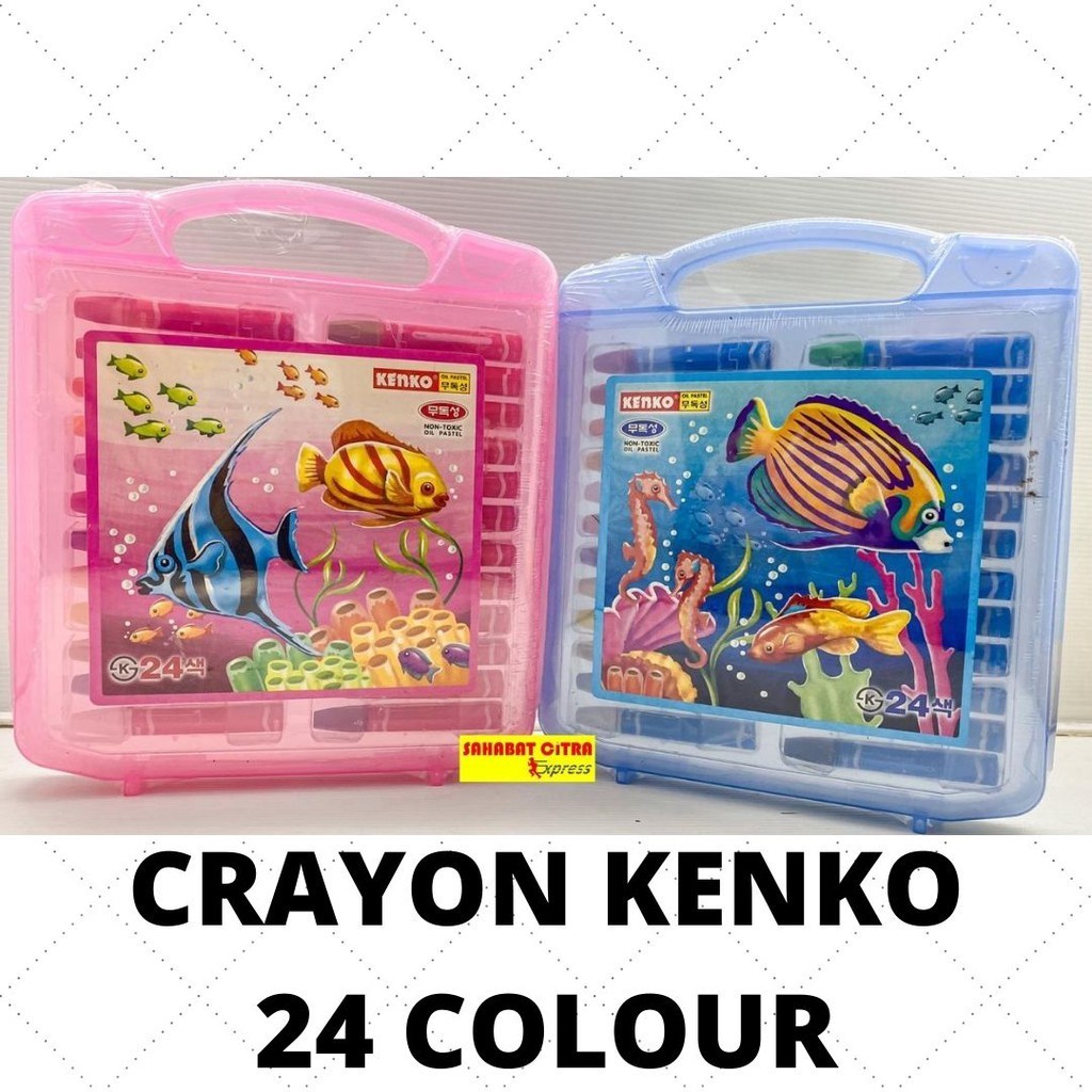 

CRAYON 24 COLOUR KENKO 蜡笔