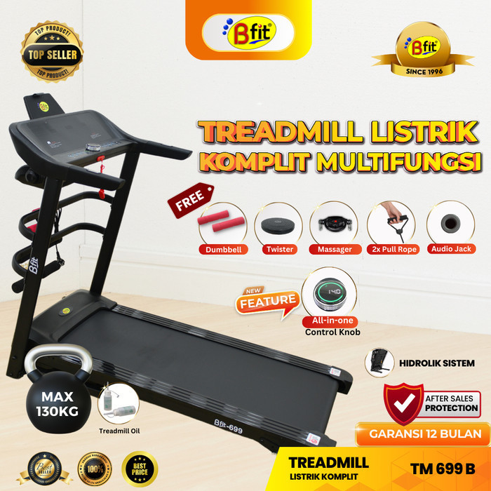 BFIT 699 Motorized Treadmill Listrik Multifungsi