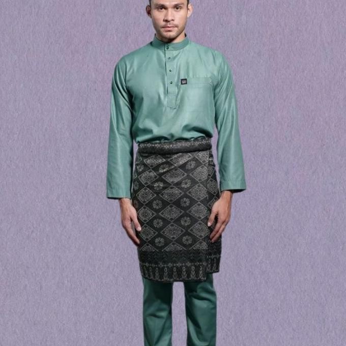 Stelan Baju Melayu Pria Dewasa / Set Adat Malaysia Lelaki Terlaris