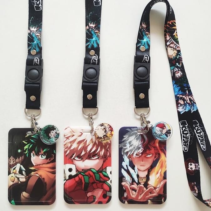 

ID Card Holder Name Tag Lanyard / Kalung Wadah Kartu My Hero Academia