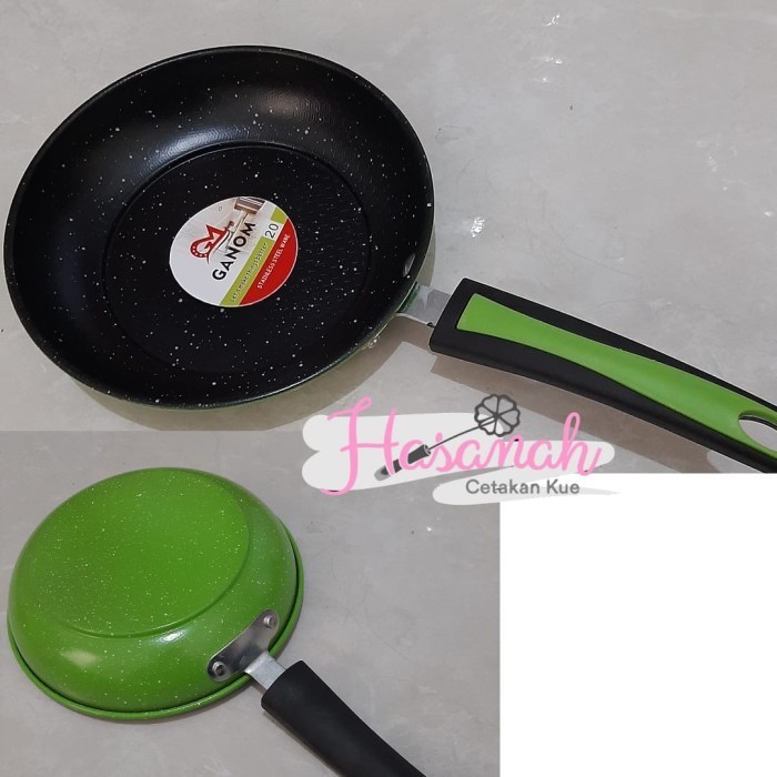Teflon/Wajan/Penggorengan Frypan Anti Lengket Ukuran 20Cm Ganom