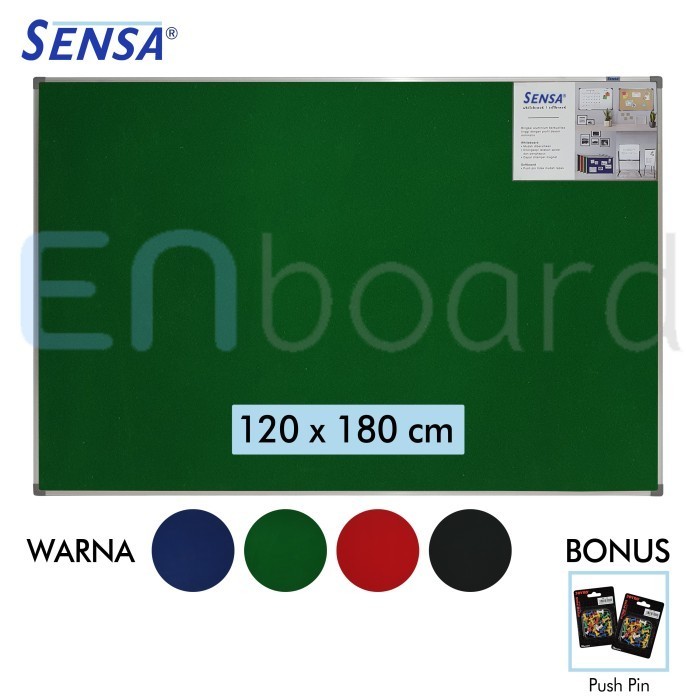 

Softard Cork ard / Papan Mading Gantung Bludru Sensa 120 x 180 cm