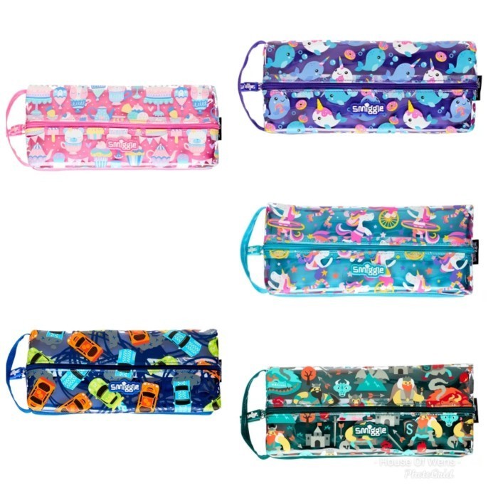

SMIGGLE WHIRL FLIP ZIP PENCIL CASE - TEMPAT PENSIL SMIGGLE