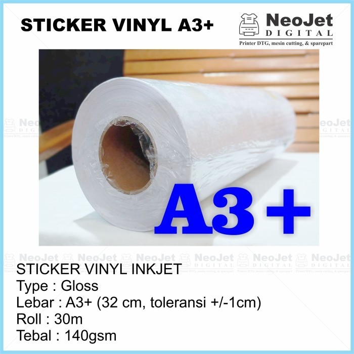 

sticker vinyl a3+ coating 6 tol tinta artpaper cmyk lc lm
