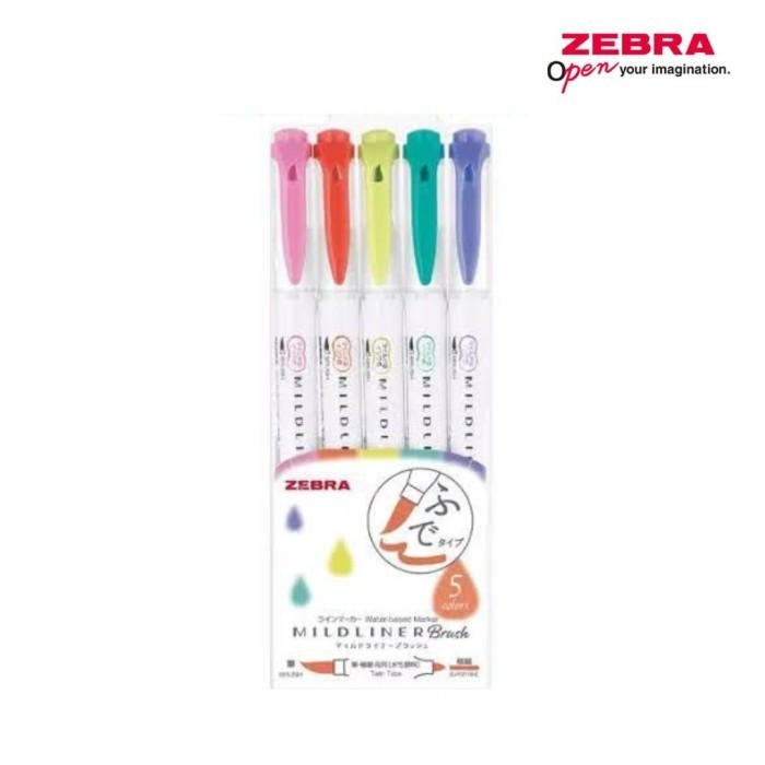 

ZEBRA MILDLINER BRUSH PEN & MARKER - 5C-HC free Pen Kokoro