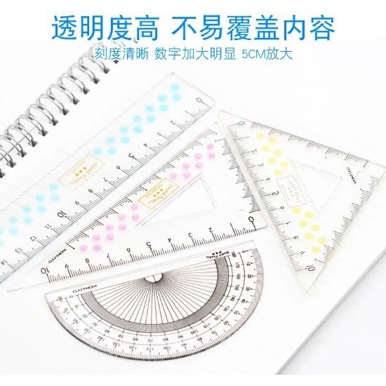 

KOKUYO Penggaris Pastel Empat Pcs