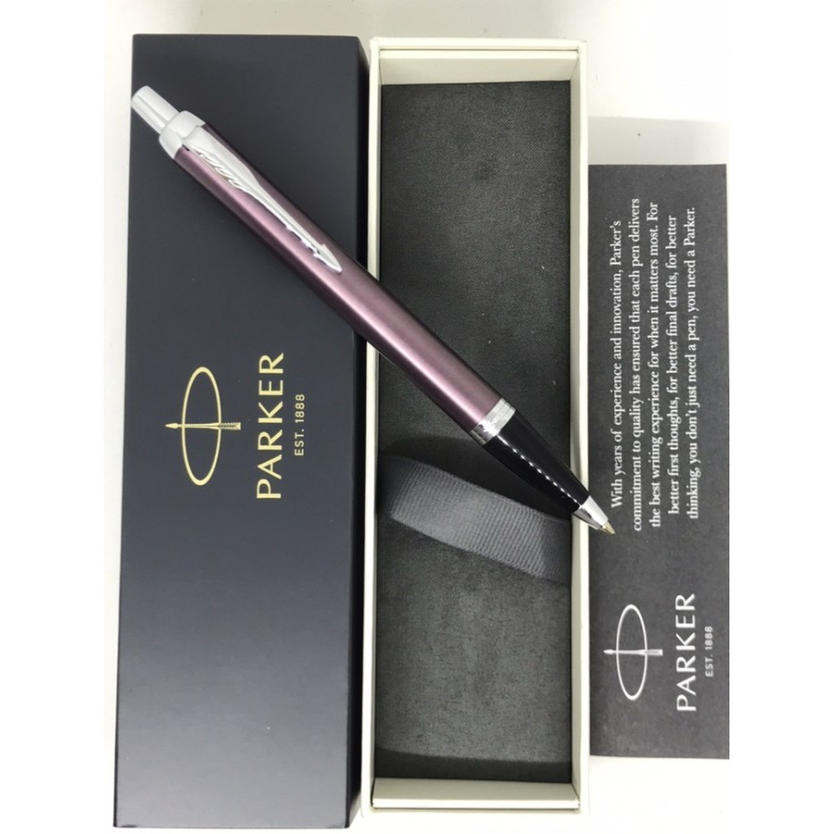

Pulpen Parker IM Light Purple Original BP CT Klip Silver