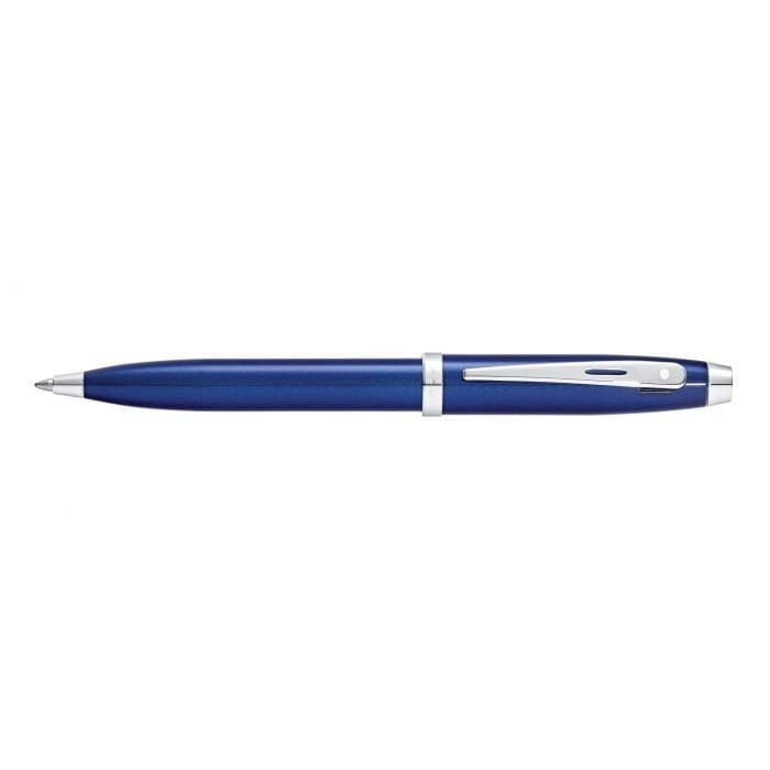 

Sheaffer 100 Glossy Blue Lacquer Ballpoint Pen