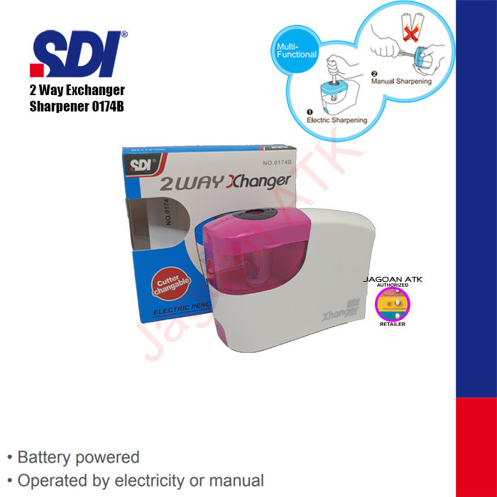 

SDI 0174B 2wayXchanger Serutan R Pensil Listrik