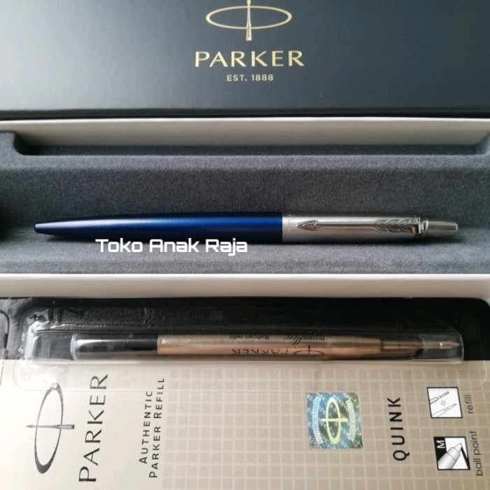 

Paket 1 klik:1 pc Jotter Royal Blue SS CT Ballpoint+1 pc Ref BP