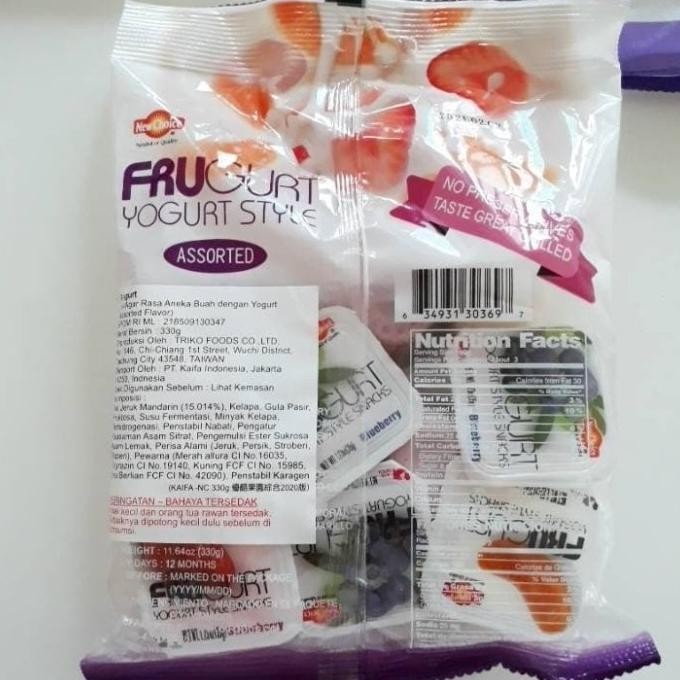 

New Choice Frugurt Fruit Yogurt Gels / Agar Jeli Yogurt + Buah Potong