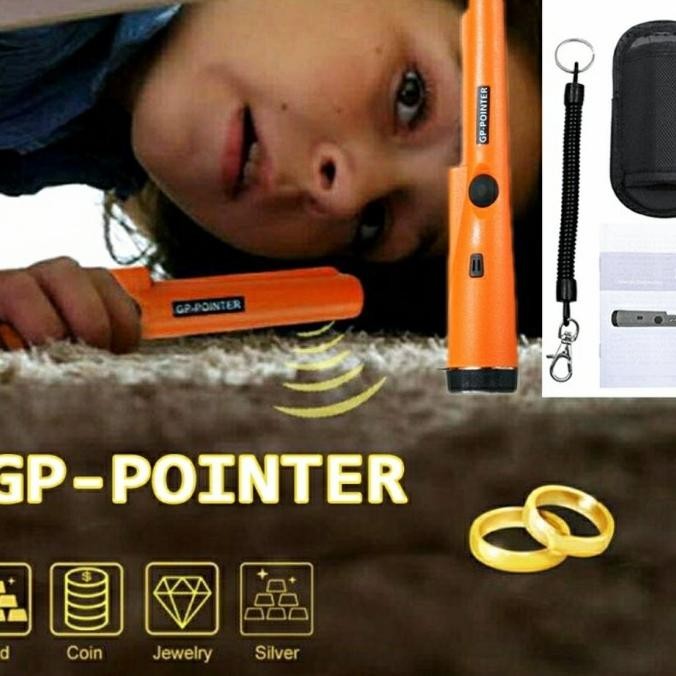 Gp Pointer Handheld Metal Detector / Detektor Logam Emas Perak Dll