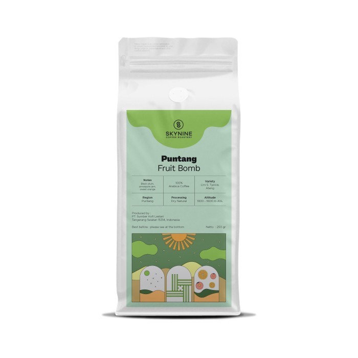 

Kopi Arabika - Fruit Bomb Puntang - Roasted Beans 250Gr