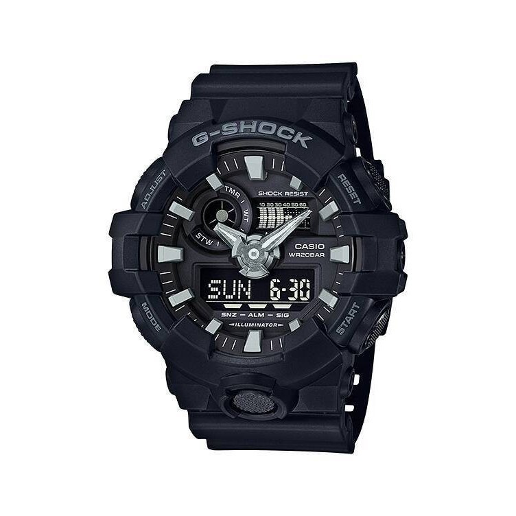 Casio G-Shock Ga-700-1B / Gshock Ga700-1B Original & Bergaransi