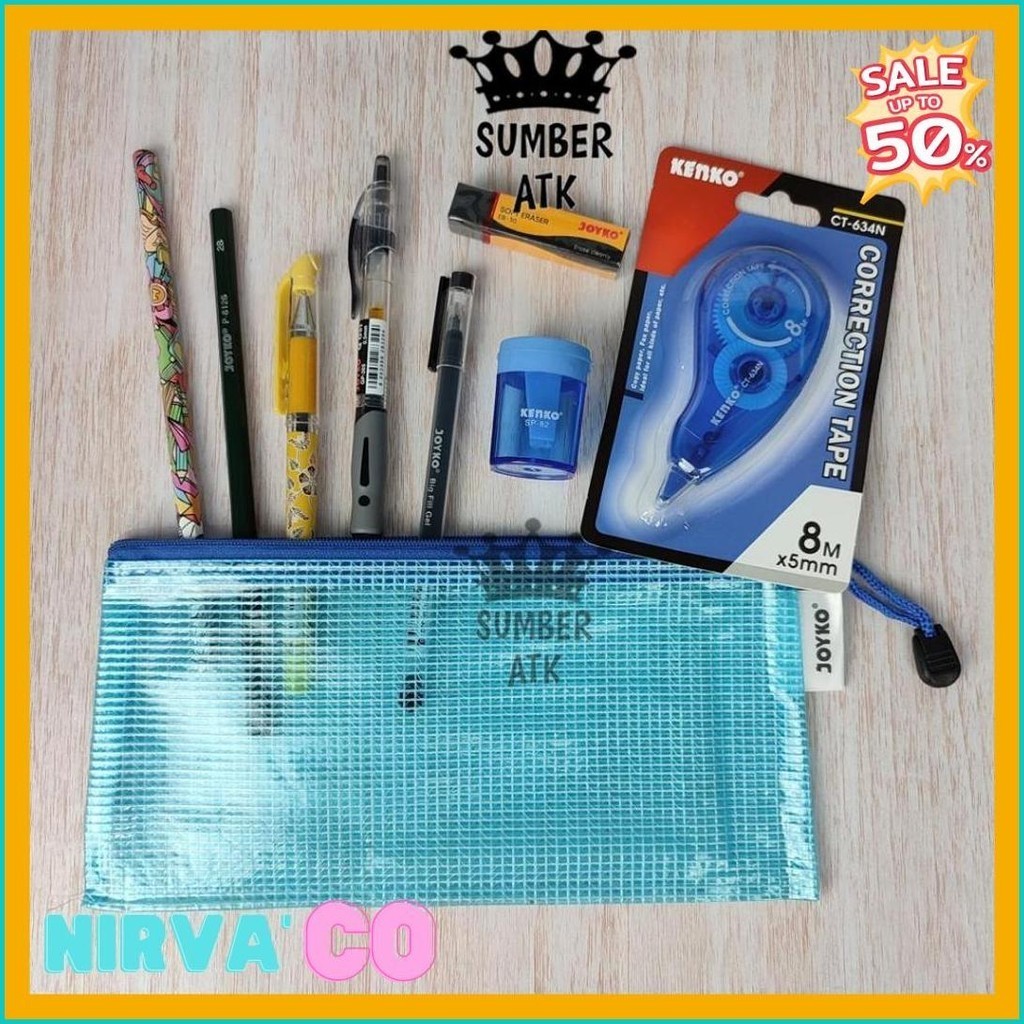 

Paket Gel Pen Dan Pensil Atk Set - Sumber Atk (Murmer)