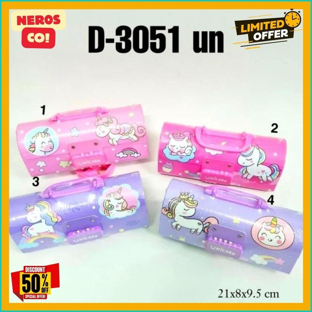 

Kotak Pensil Karton Tebal Kode Unicorn Double Kunci Kode Luar Dan Dalam Bahan Hardcarton Tebal Kualitas Bagus Model Kotak Peti Harta Karun (Order Sebelum Ketinggalan)
