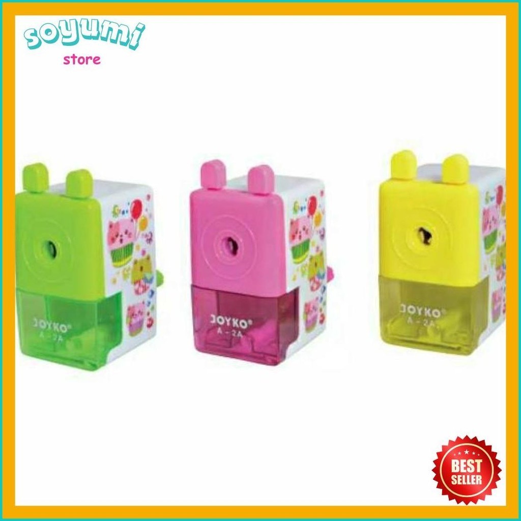 

Rautan Serutan Putar Joyko Sharpener A2A Kotak Warna (Lagi Rame)
