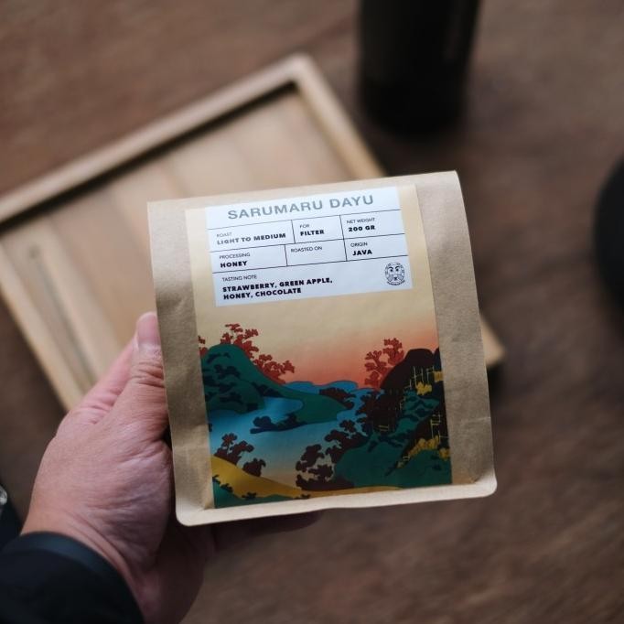 

Sarumaru Dayu Coffee Beans For Filter 200 Gr / Biji Kopi