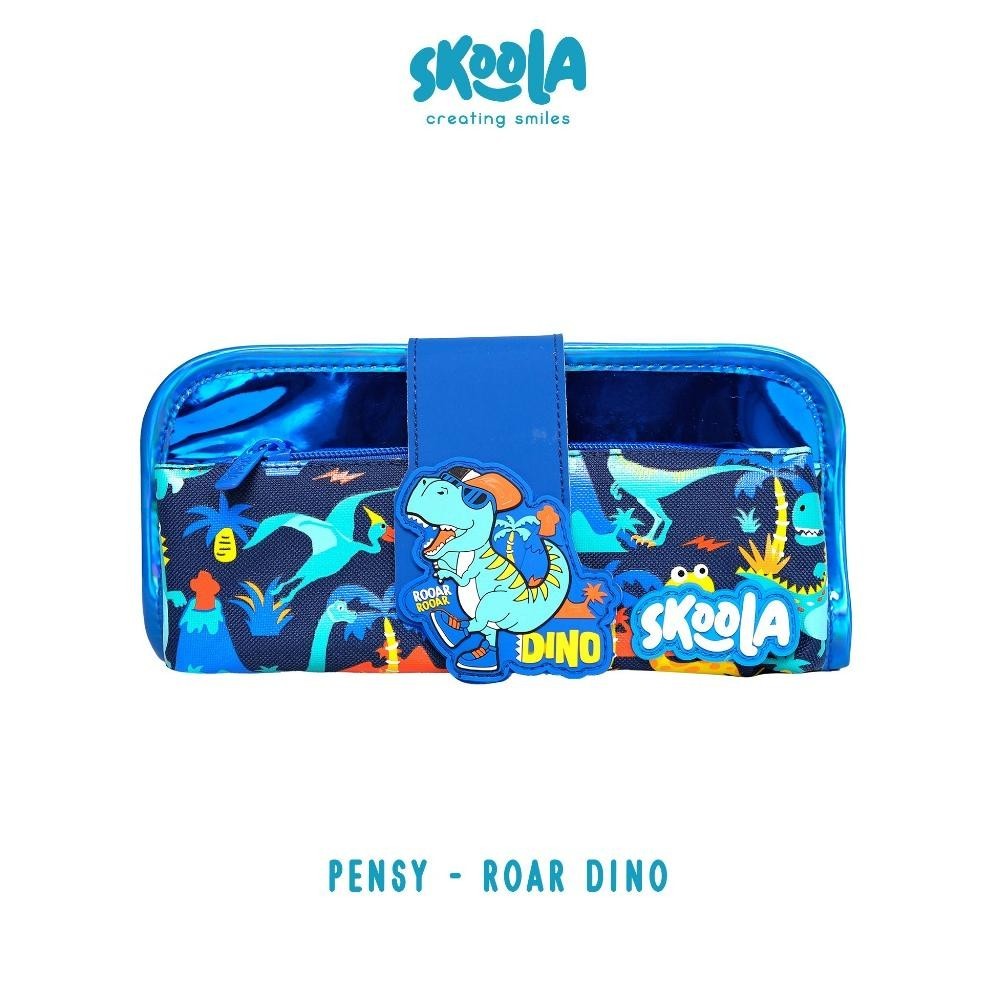 

Skoola Tempat Pensil Lipat 3 Pencil Case Threefold Anak Laki - Laki Lucu Dinosaurus Astronot - Pensy (Lagi Diskon)