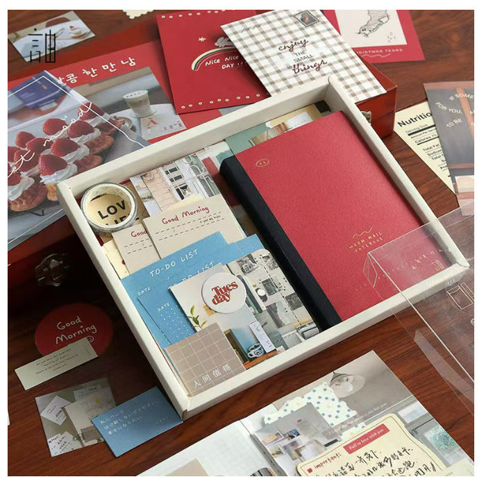 

Journal Kit Set Gift Box - Agenda Lucu - Set Buku Tulis - Journal Set