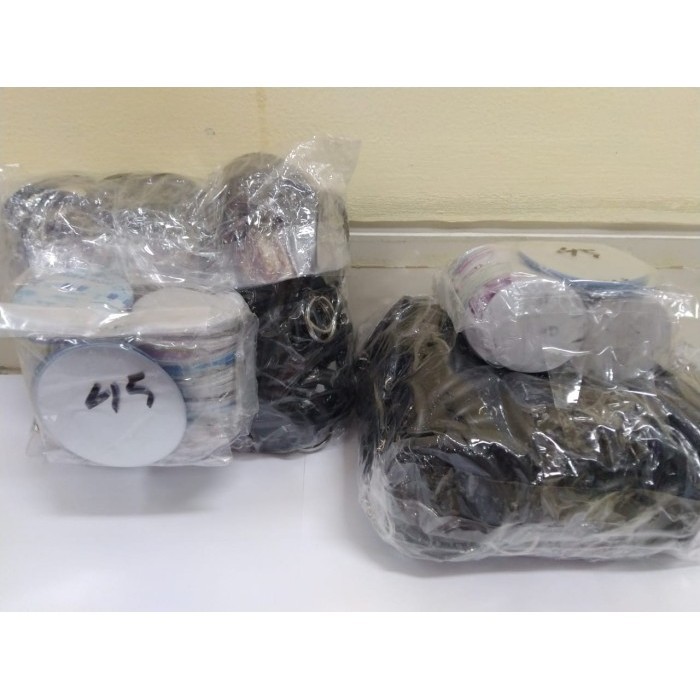 Cas Bahan Baku Pin Gantungan Kunci 2 Sisi/Bolak Balik 45 Mm