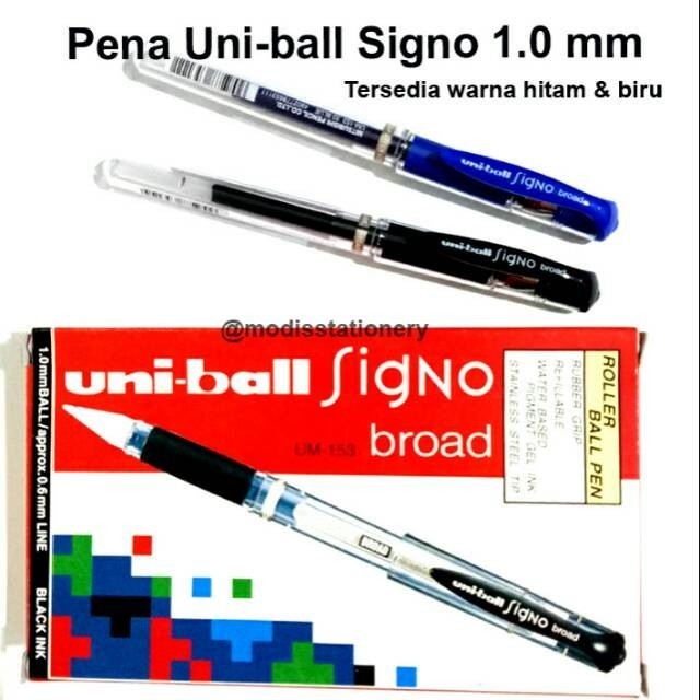 

Arom Pulpen Unibal Signo Warna Hitam Dan Biru