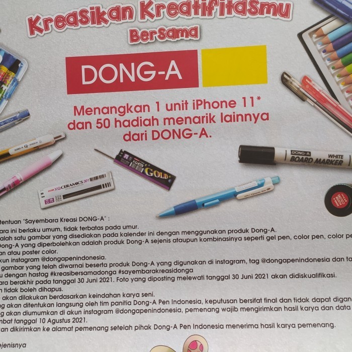 

Arom Paket Set 16 Warna Dong A Mygel My Gel Pulpen Pen