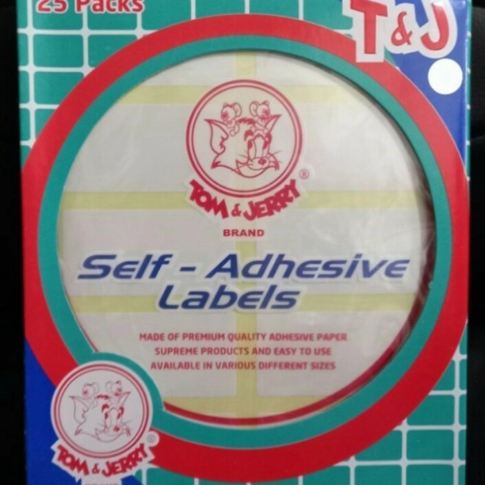 

label tom & jerry no 127 isi 25pack