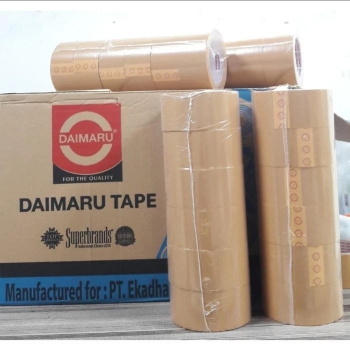 

Lakban Tape Isolasi bening 2 inch x 90 Yard6ROLL]