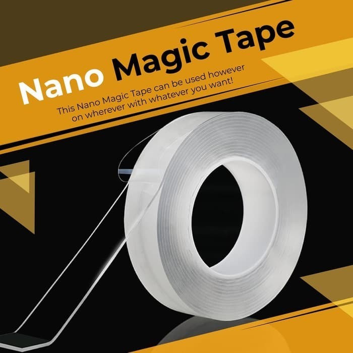 

Double Tape Transparan Double Tape Bening Nano Magic Tape