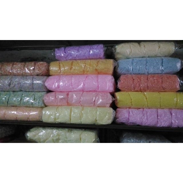 

Paket/hemat la salju sterofoam isi 60 plastik kecil/la gabus
