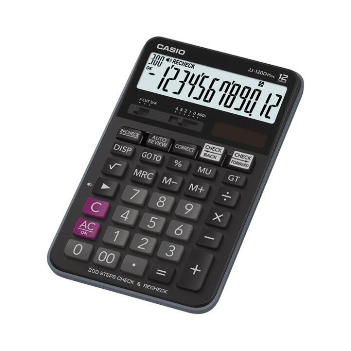 

Kalkulator Kantor/Toko/Dagang/Periksa JJ-120D Plus 12 Digit